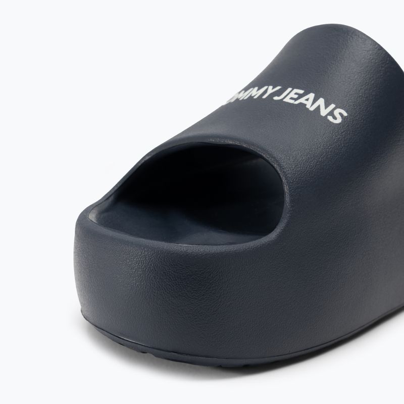 Tommy Jeans Donna Chunky Flatform Slide infradito dark night navy 7
