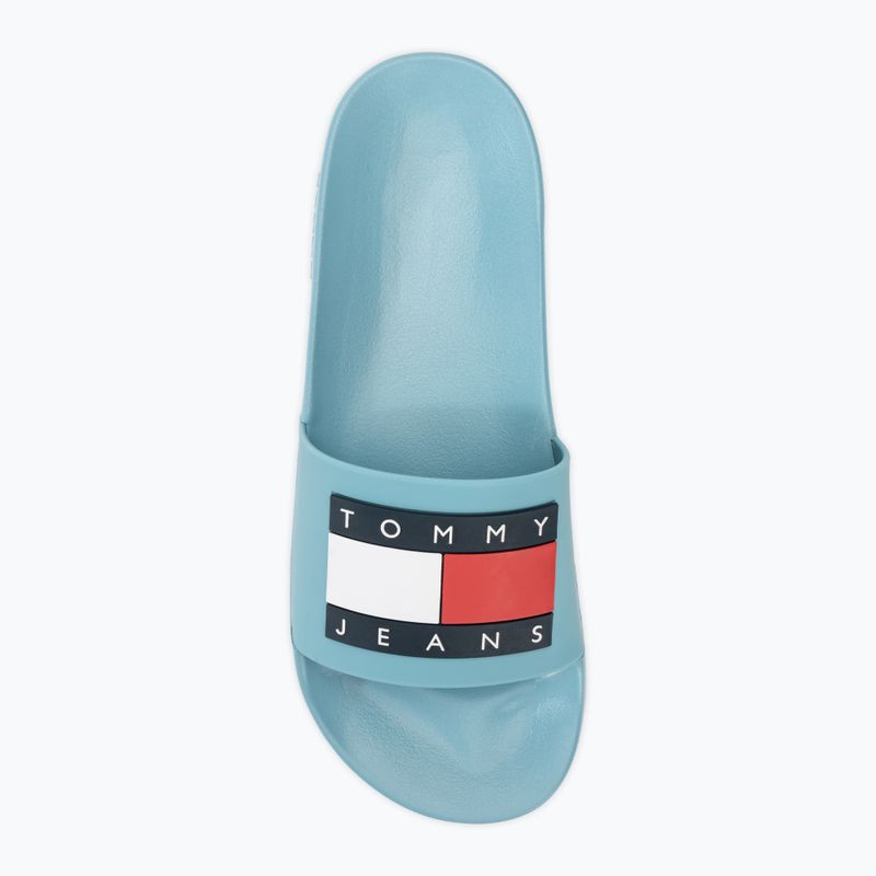 Tommy Jeans Pool Slide Ess blu grattacielo infradito da uomo 5