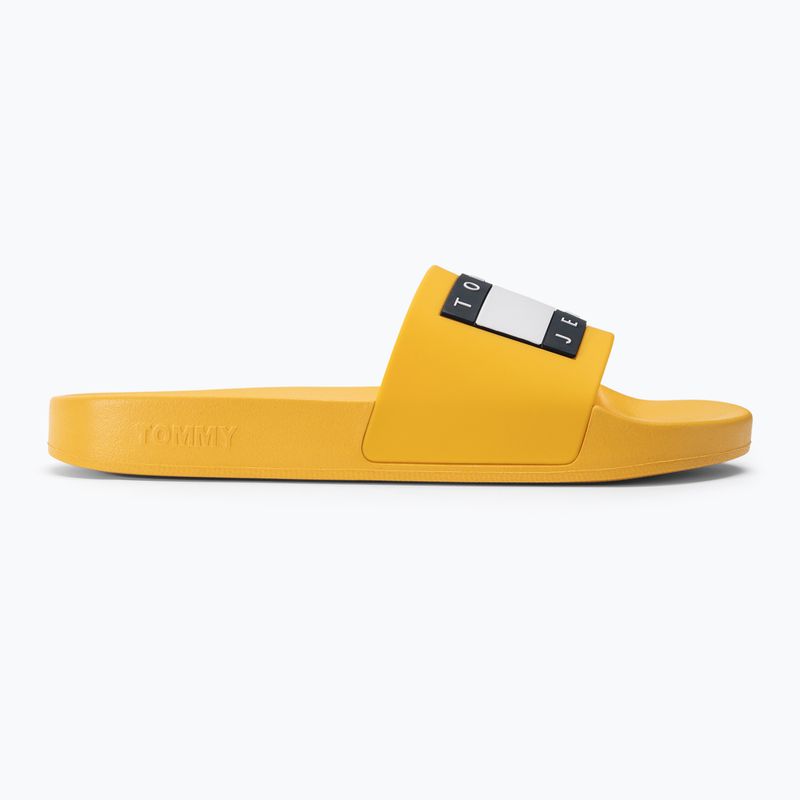 Infradito Tommy Jeans Pool Slide Ess giallo caldo da uomo 2