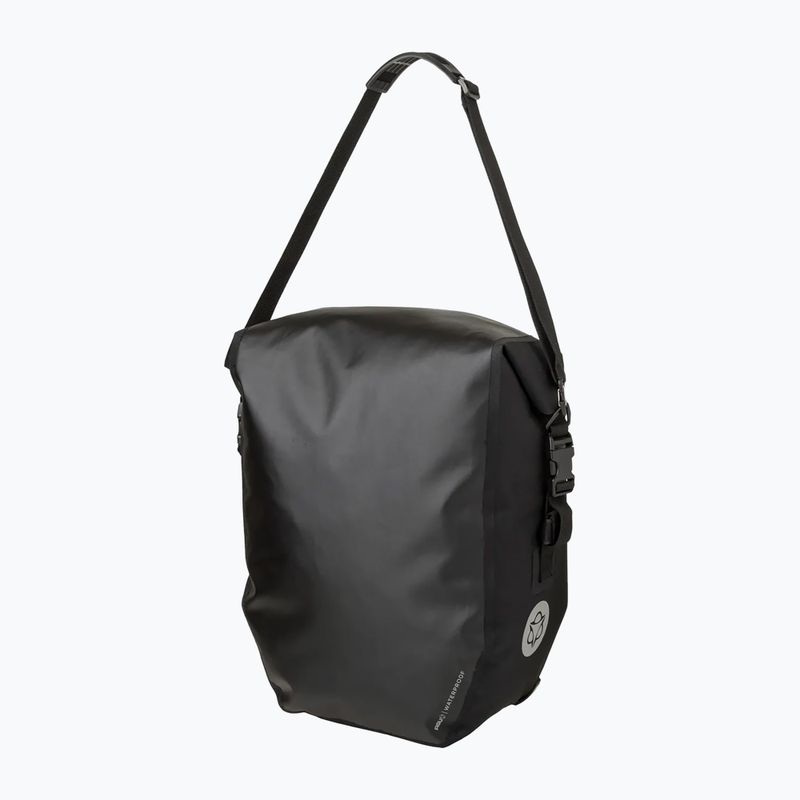 AGU Clean Borsa da bicicletta singola Click'nGo M 17 l nero 2