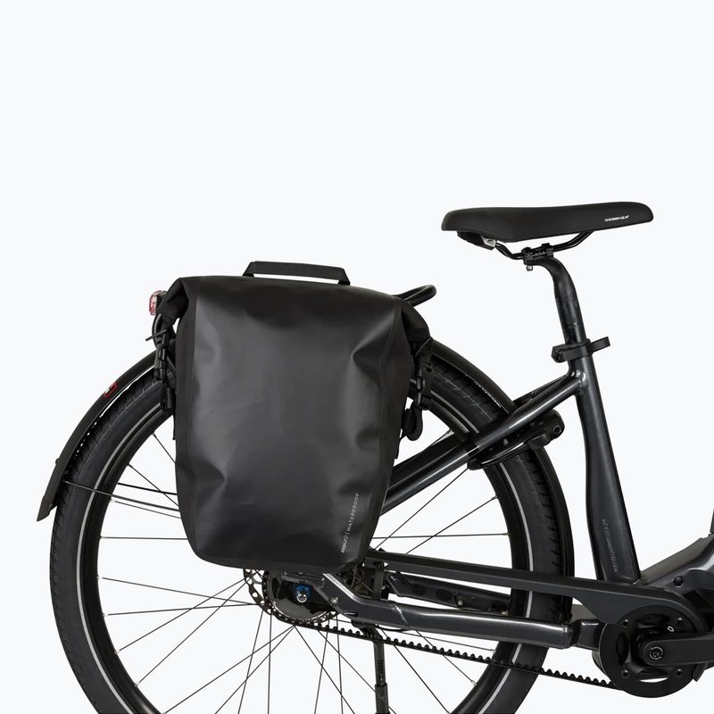 AGU Clean Borsa da bicicletta singola Click'nGo M 17 l nero 4