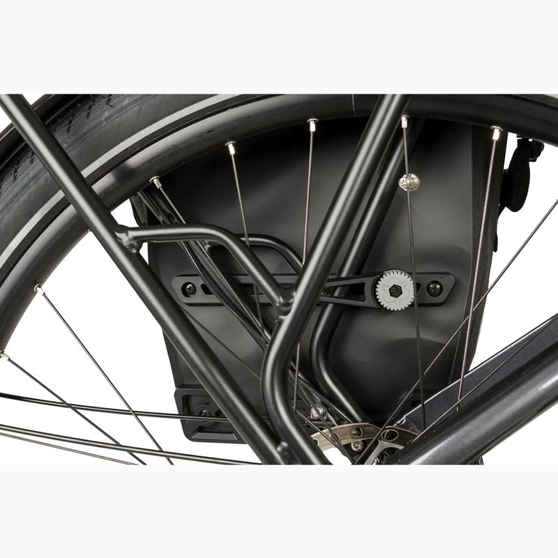 AGU Clean Borsa da bicicletta singola Click'nGo M 17 l nero 6