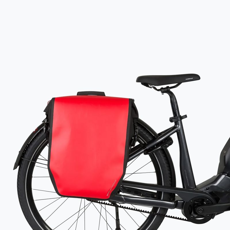 AGU Clean Borsa da bicicletta singola Click'nGo L 21 l rosso 4