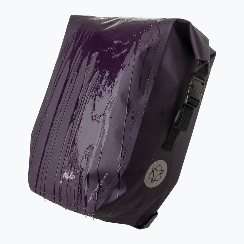 AGU Clean Borsa singola per bicicletta Click'nGo M 17 l velluto viola 4