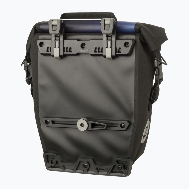 AGU Clean Borsa da bicicletta singola Click'nGo M 17 l blu sfumato 2