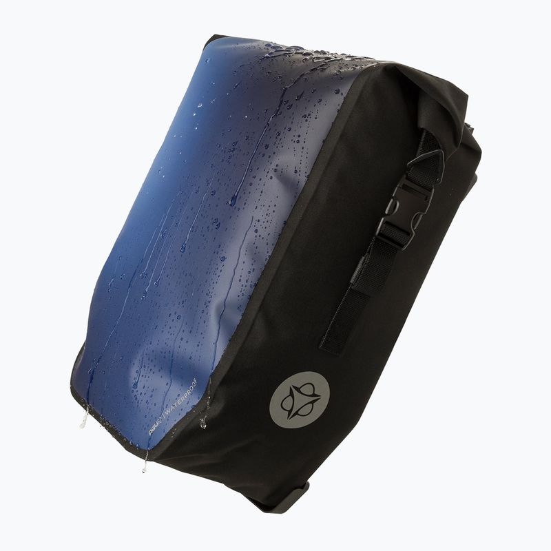 AGU Clean Borsa da bicicletta singola Click'nGo M 17 l blu sfumato 4