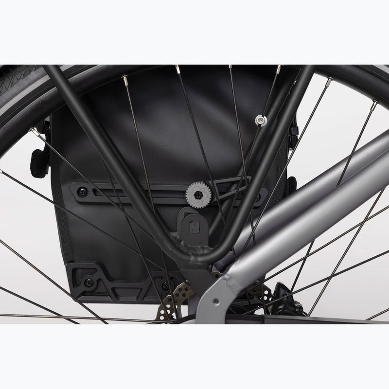 AGU Clean Borsa da bicicletta singola Click'nGo M 17 l blu sfumato 9
