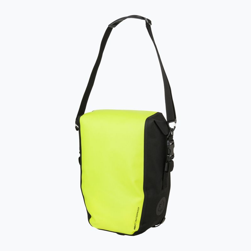 AGU Clean Borsa singola per bicicletta Click'nGo L 21 l giallo neon 2