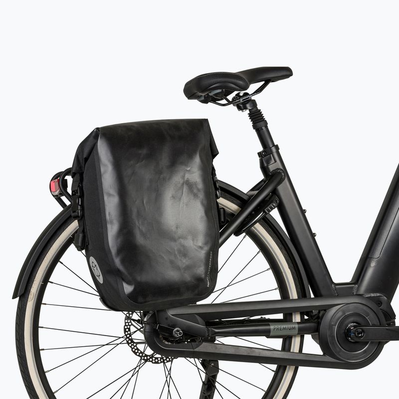 AGU Clean Borsa da bicicletta singola Click'nGo M 17 l nebbia riflettente 5