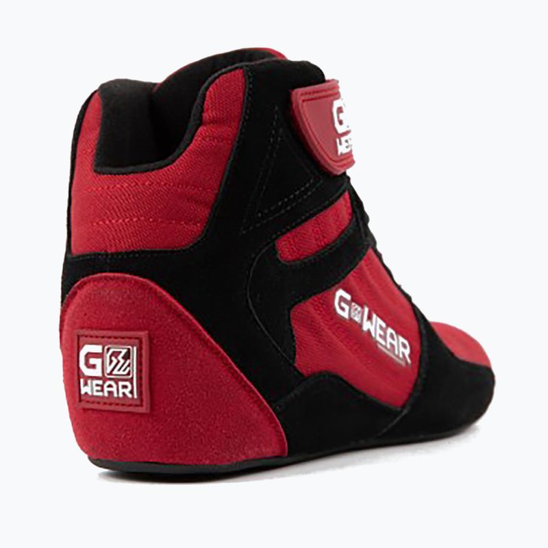 Scarpe da allenamento Gorilla Wear Pro High Tops uomo rosso/nero 9