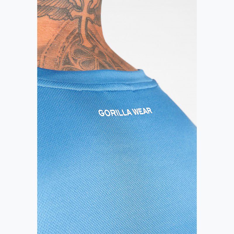 Gorilla Wear maglia da allenamento da uomo Vernon blu 6