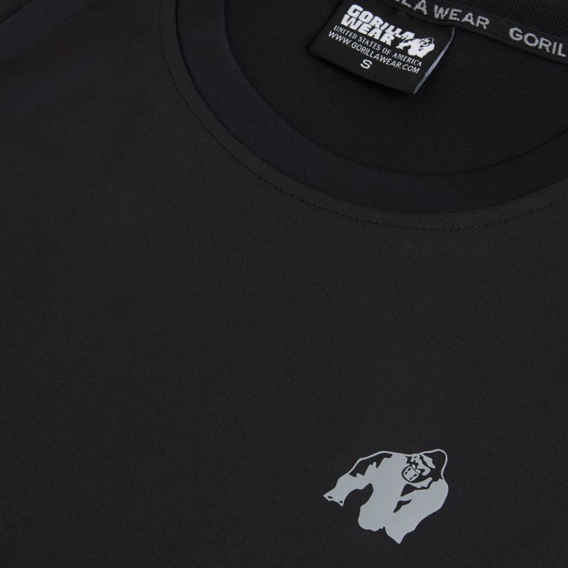 Gorilla Wear Easton canotta nera da uomo per allenamento 8