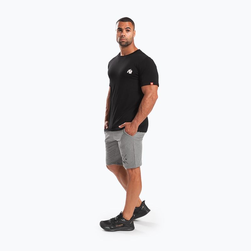 Maglietta da allenamento da uomo Gorilla Wear Warren nero 2