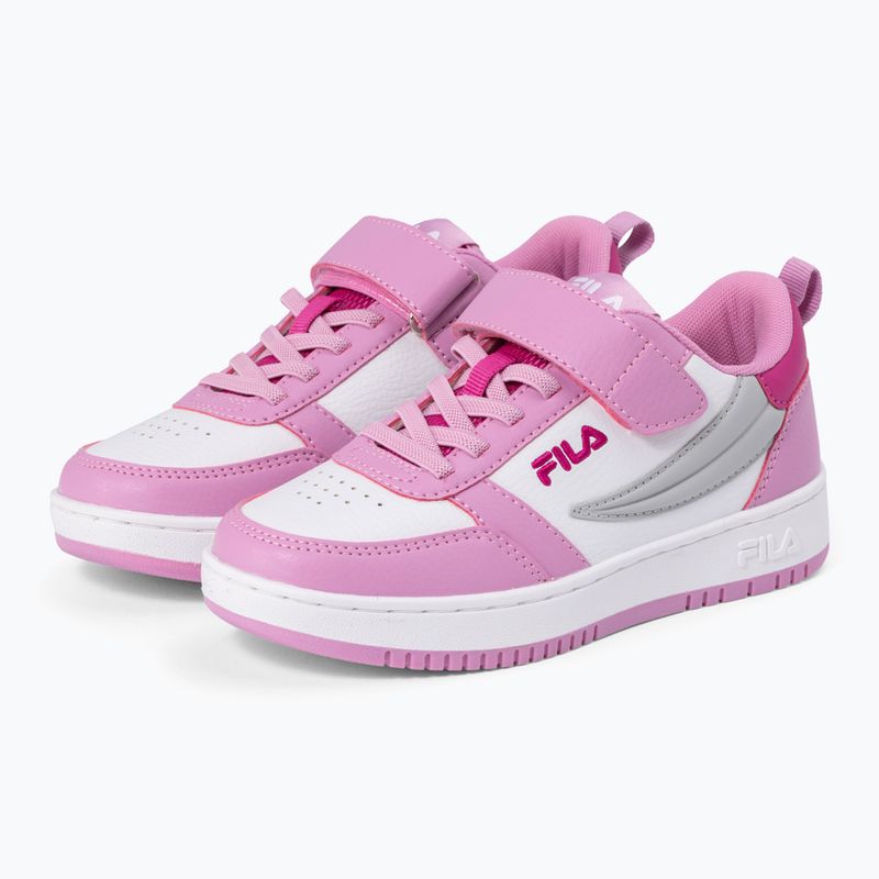 FILA Rega Nf Velcro scarpe da bambino bianco/moonlite malva 2