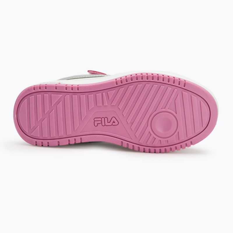 FILA Rega Nf Velcro scarpe da bambino bianco/moonlite malva 4