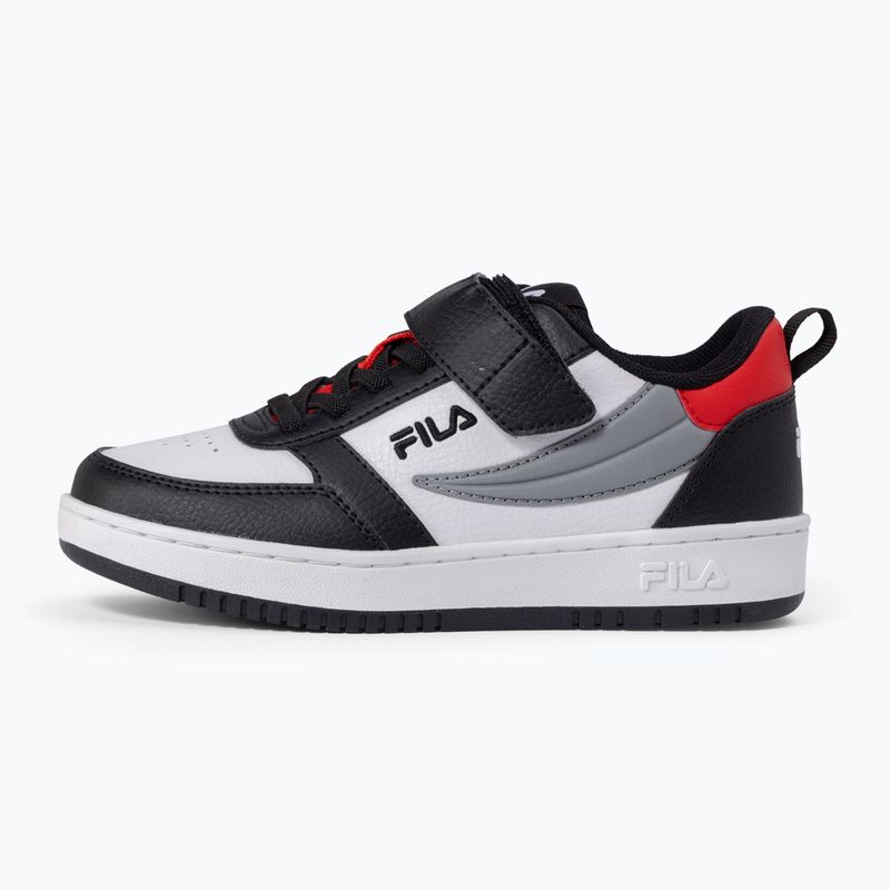 FILA Rega Nf Velcro scarpe da bambino bianco/nero/fila rosso