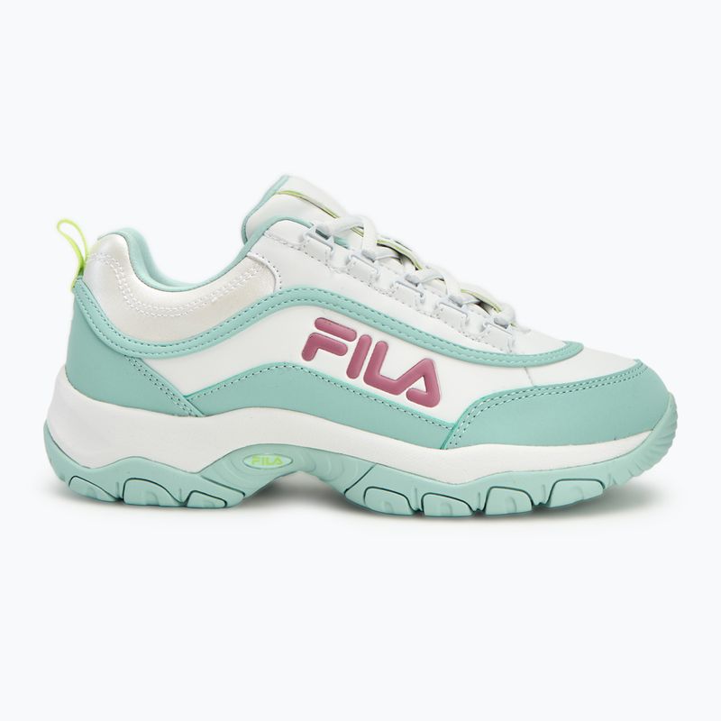 FILA Strada Logo bianco/grigio porto scarpe da donna 2