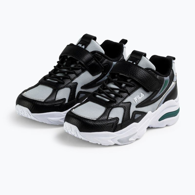 Scarpe per bambini FILA Madrun Velcro black/posy green 2