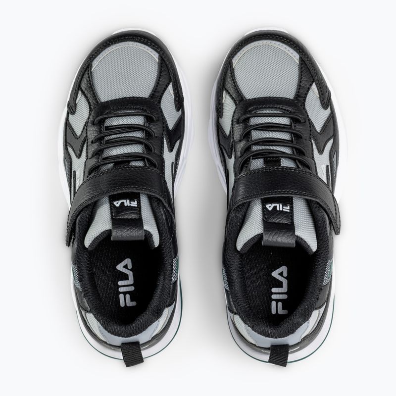 Scarpe per bambini FILA Madrun Velcro black/posy green 5