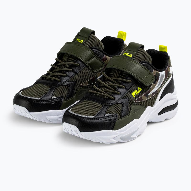 Scarpe per bambini FILA Madrun Velcro olive night 2