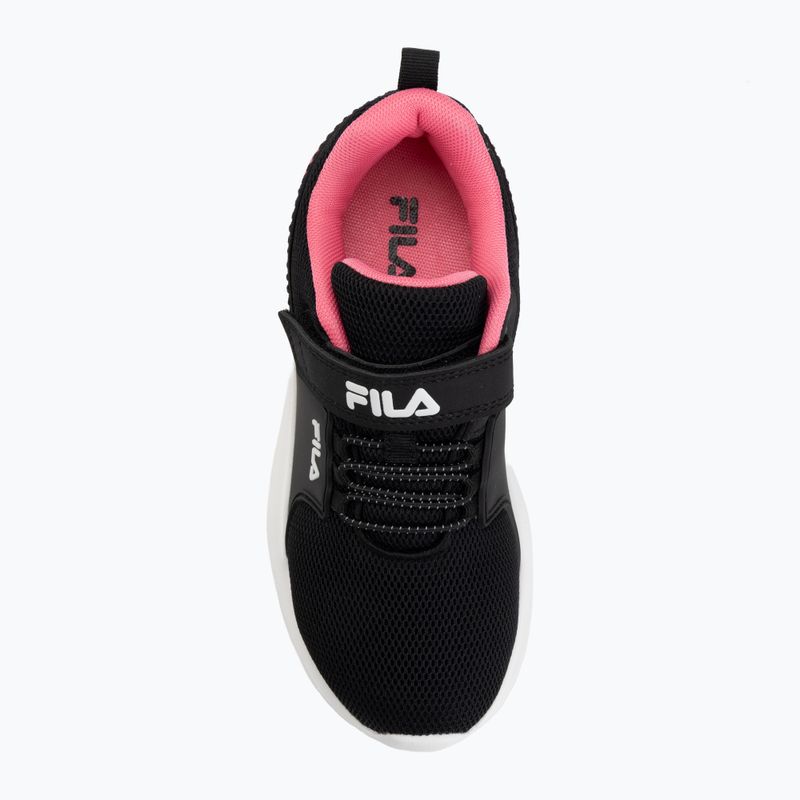Scarpe per bambini FILA Madrun Velcro Black/Sangria Sunset 5