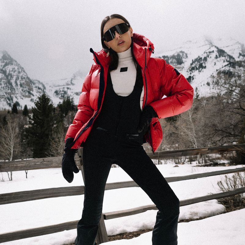 Giacca da sci da donna Nikkie Nafferton racing red 9