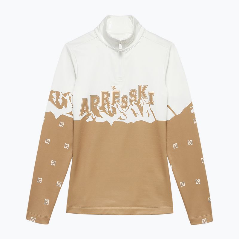 Felpa da sci donna Nikkie Nantes Apres Ski Pully hummus 3