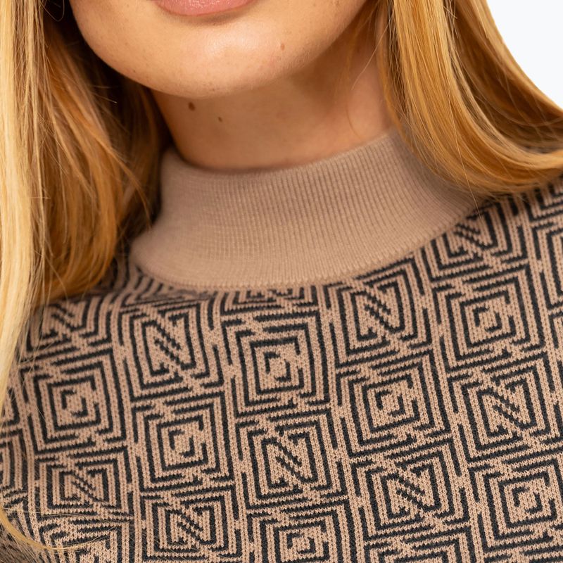 Felpa da sci donna Nikkie Narrows Pull camel 3