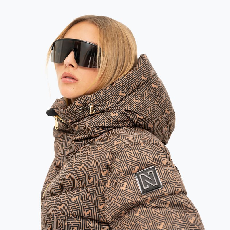 Giacca da sci donna Nikkie Newport Logo camel 2