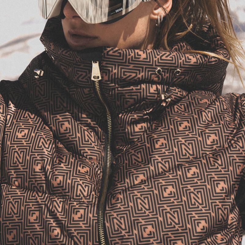 Giacca da sci donna Nikkie Newport Logo camel 8