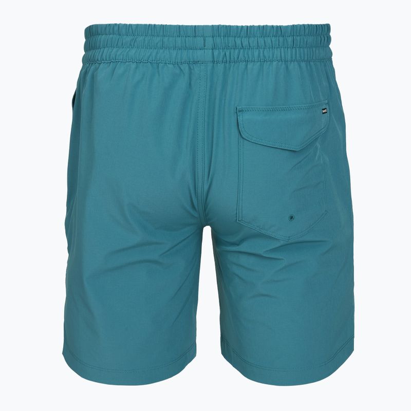 Costume da bagno uomo Hurley Crossover Volley Swim Short Sky/Pewter 2