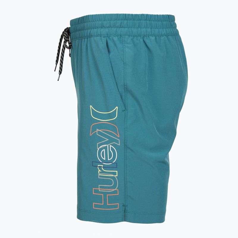 Costume da bagno uomo Hurley Crossover Volley Swim Short Sky/Pewter 3