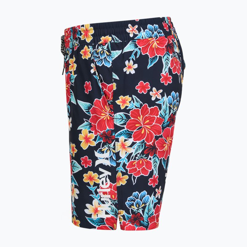 Costume da bagno uomo Hurley Palmettos Volley Swim Short Black 3
