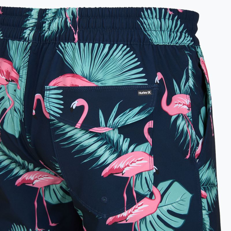 Costume da bagno uomo Hurley Flamingo Volley Swim Hort Navy 4