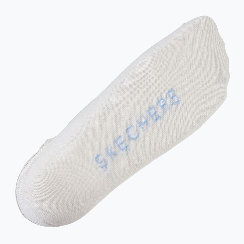 Calzini da donna SKECHERS Non Terry No Show Liner 3 paia blue/green 7