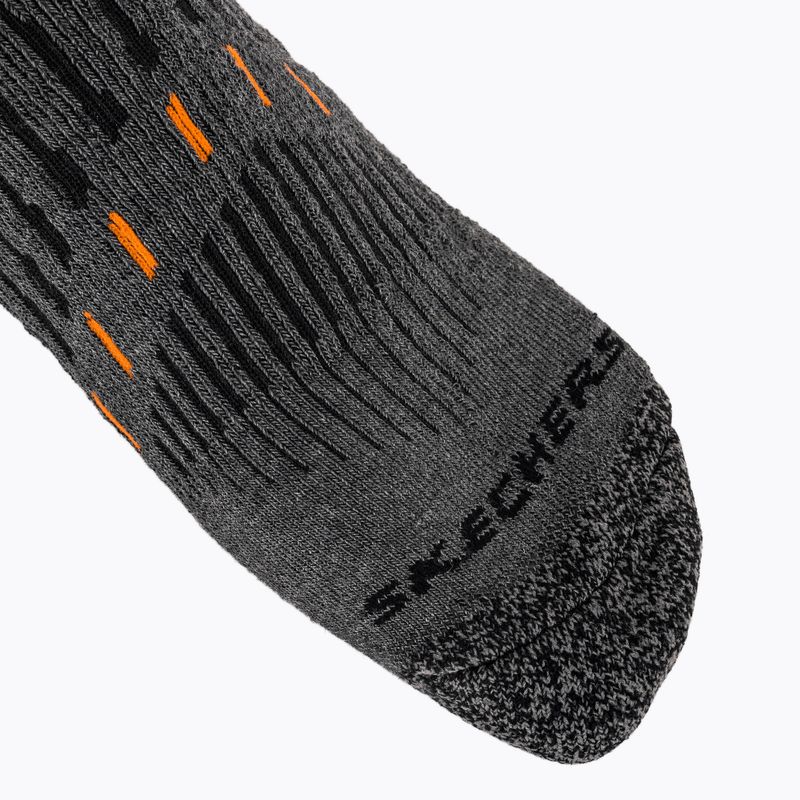 Calze SKECHERS Full Terry Qtr Crew black / grey 5