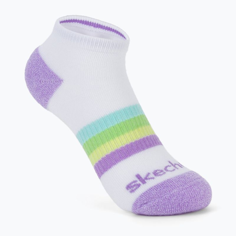 Calzini per bambini SKECHERS Heel/Toe Terry Low Cut 6 paia white/light pink 4