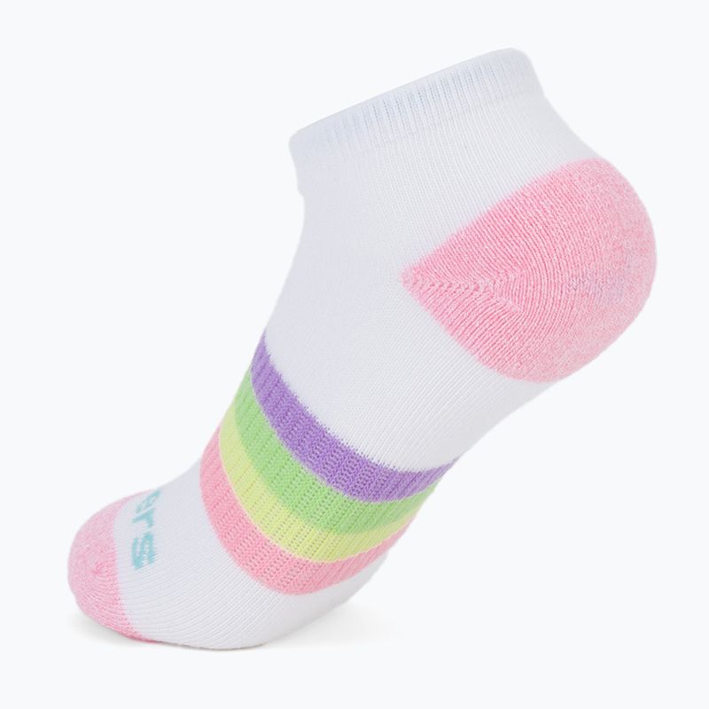 Calzini per bambini SKECHERS Heel/Toe Terry Low Cut 6 paia white/light pink 8