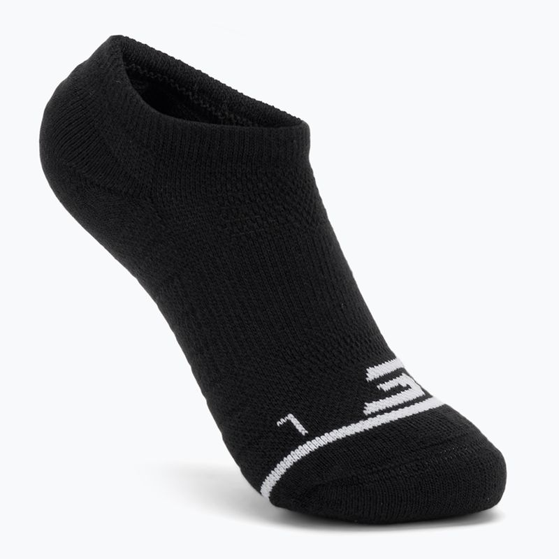 Calzini da donna SKECHERS 1/2 Terry No Show 3 paia black 2
