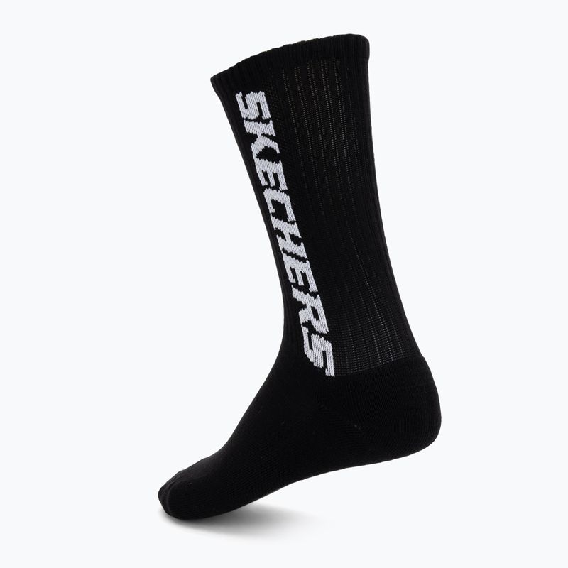 Calze SKECHERS Terry Crew 1/2 3 pack black 2