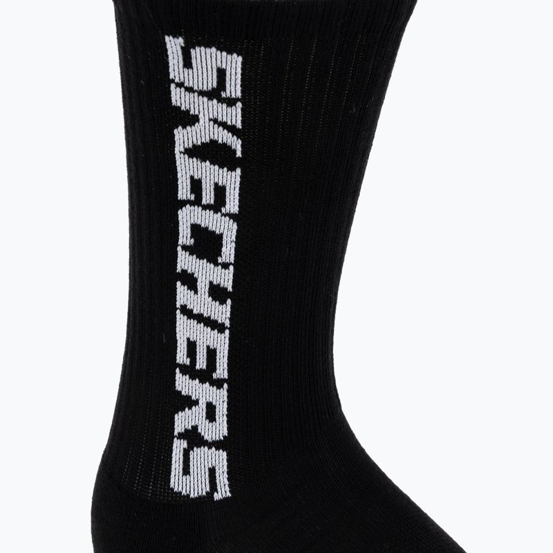 Calze SKECHERS Terry Crew 1/2 3 pack black 3