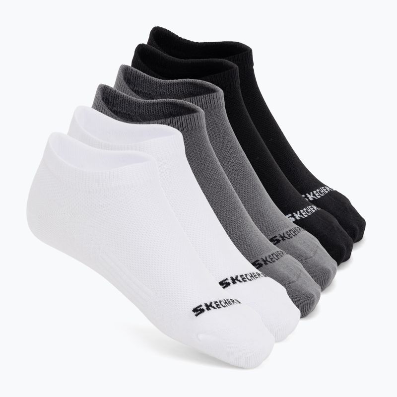 Calze SKECHERS Non Terry Low Cut white/grey