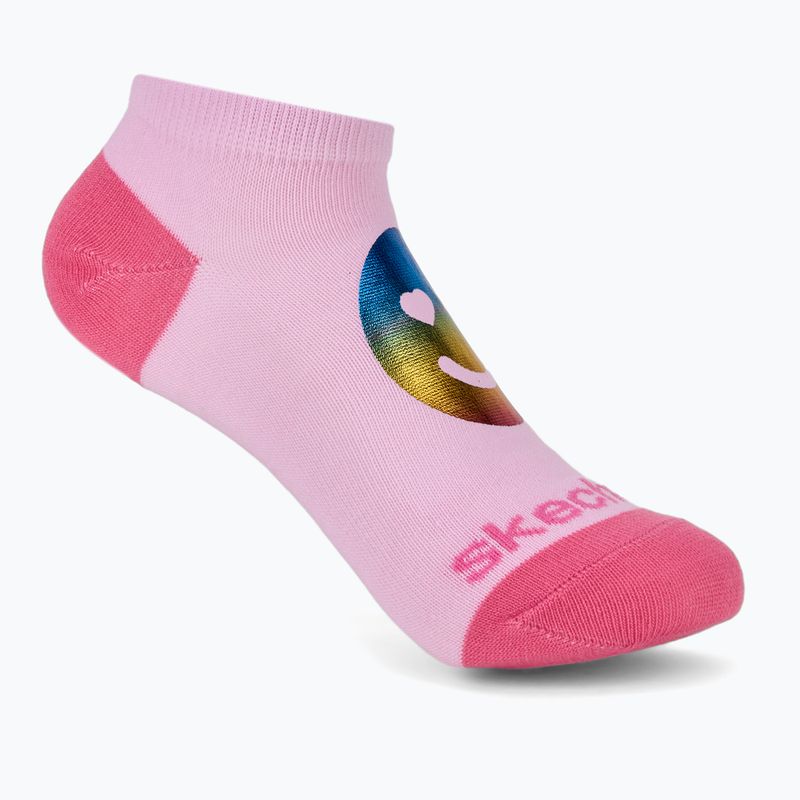 Calzini per bambini SKECHERS Non Terry Low Cut 6 paia purple 5