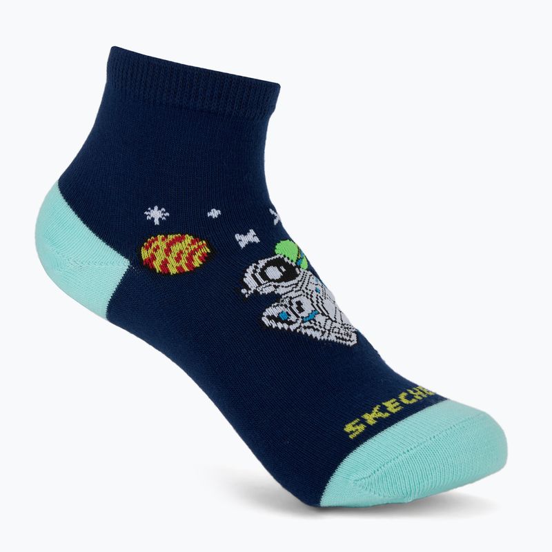 Calzini per bambini SKECHERS Non Terry High Qtr Crew 6 paia grey/grey 6