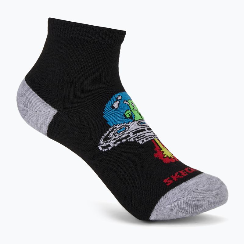 Calzini per bambini SKECHERS Non Terry High Qtr Crew 6 paia grey/grey 7