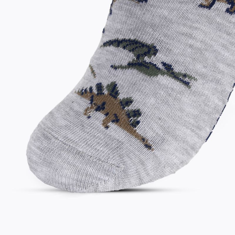 Calzini per bambini SKECHERS 1/2 Terry Low Cut 6 paia olive 4