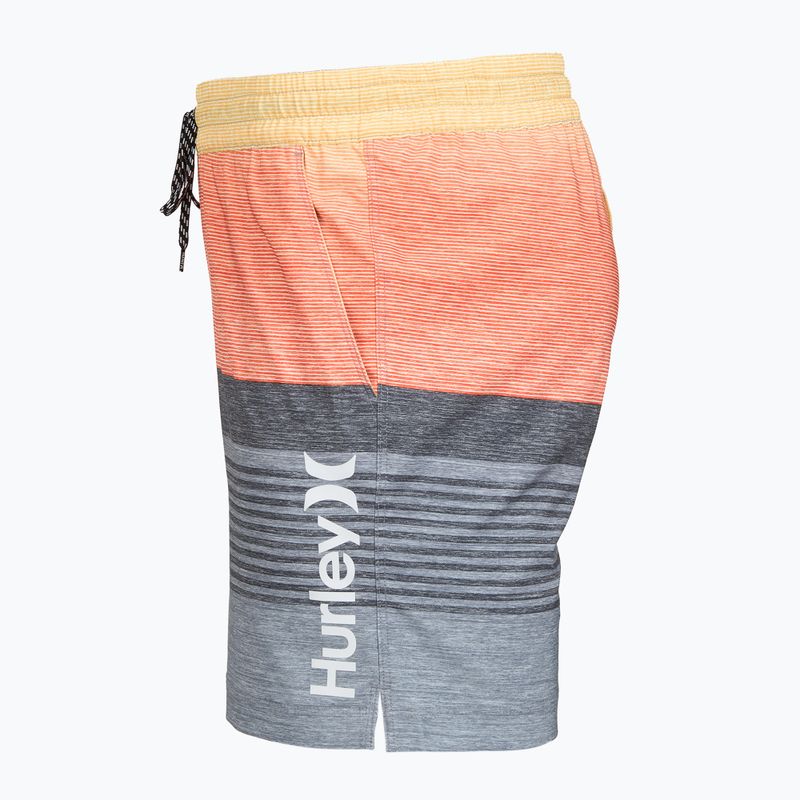 Costume da bagno uomo Hurley Epic Ombre Volley Swim Short Light Grey 3