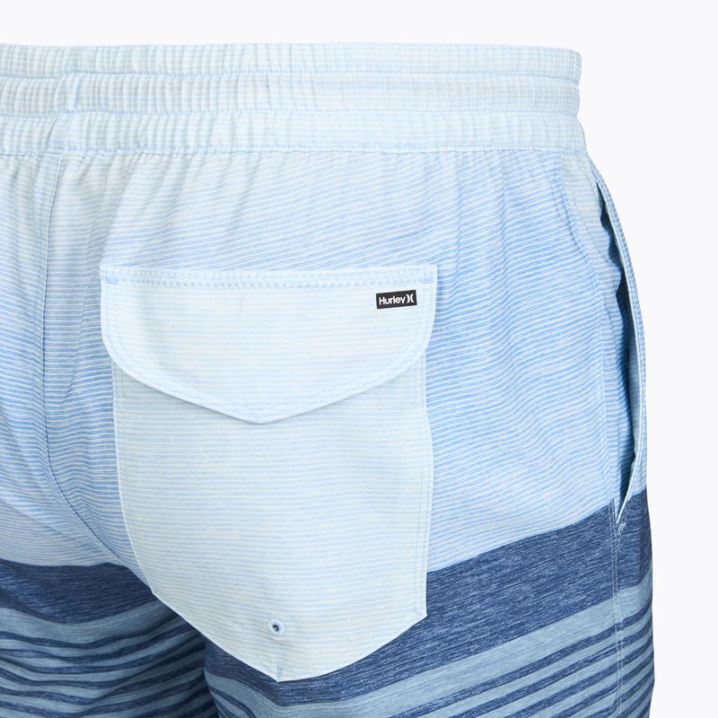 Costume da bagno uomo Hurley Epic Ombre Volley Swim Short blue/white 4