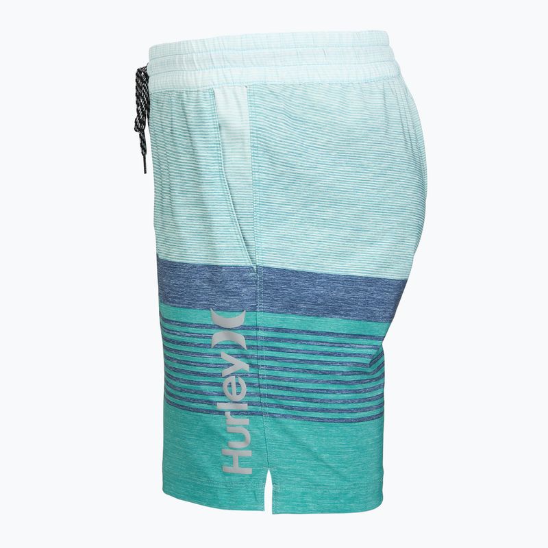 Costume da bagno uomo Hurley Epic Ombre Volley Swim Short Teal Tint 3