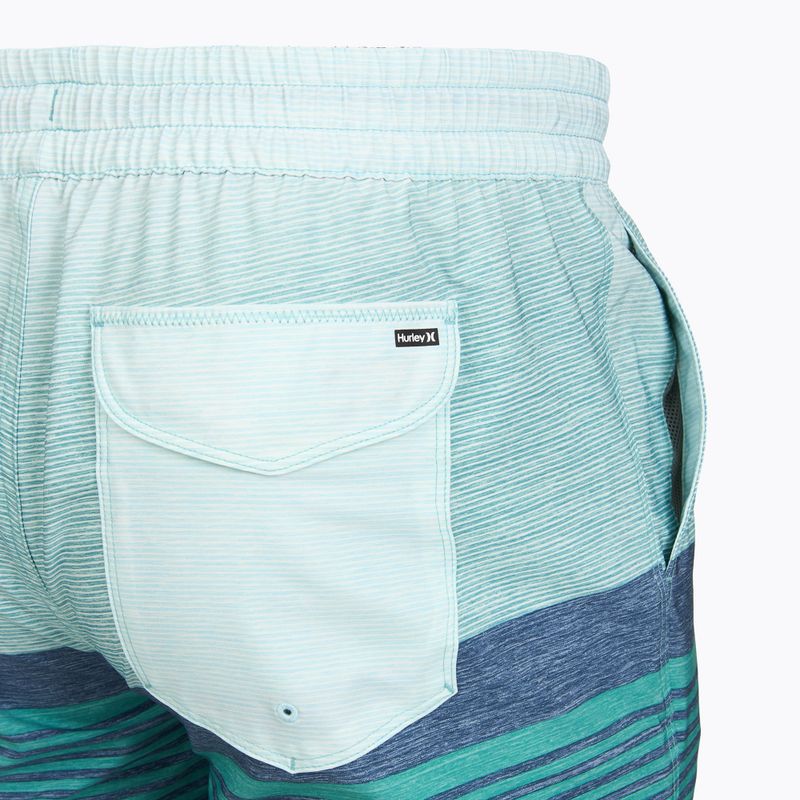 Costume da bagno uomo Hurley Epic Ombre Volley Swim Short Teal Tint 4
